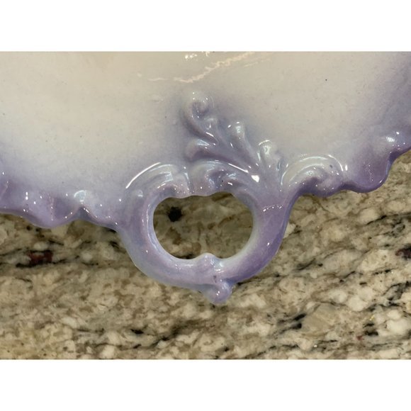 Scalloped Serving Plate with Handles - Picture 4 of 5